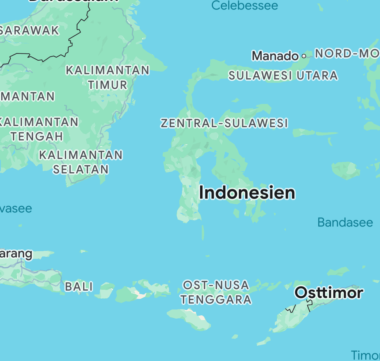 Karte Indonesien